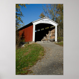 Póster Neet Covered Bridge Parke County IN
