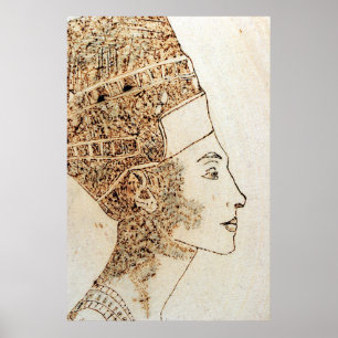 Póster Nefertit, Reina de Egipto