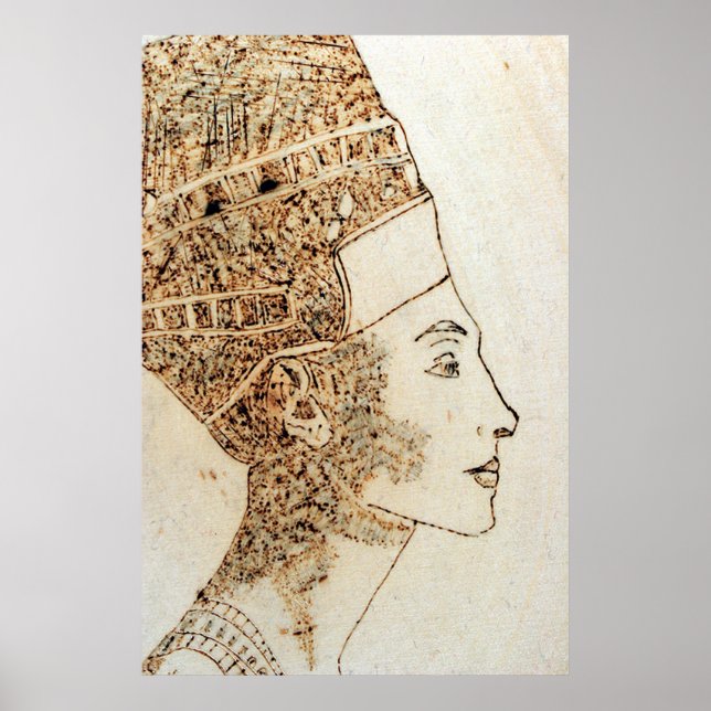 Póster Nefertit, Reina de Egipto (Frente)