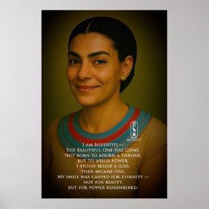 Póster Nefertiti: Ha llegado la bella