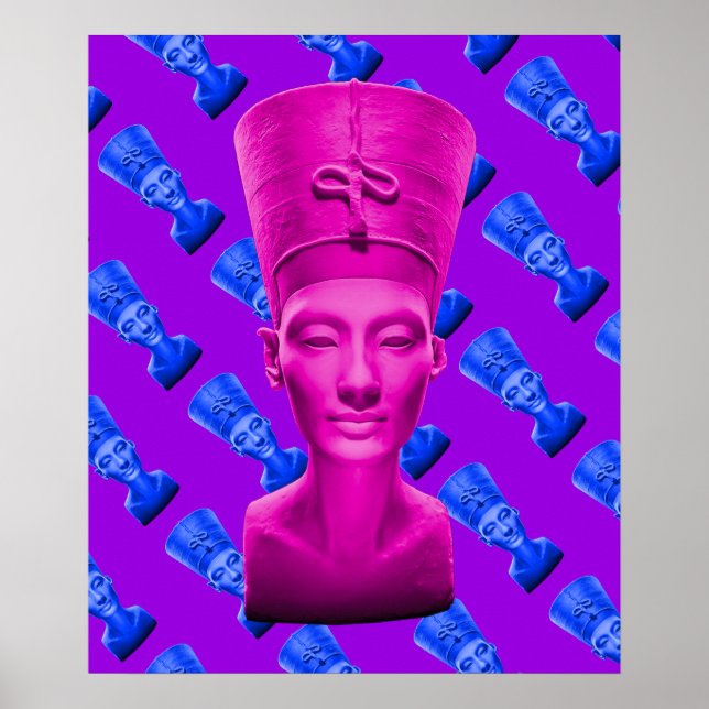 Póster Nefertiti Poster Rosa (Frente)