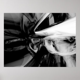 Póster Negative Feelings Abstract Poster