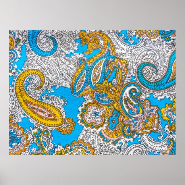 Póster Negrita, grosera, islámica, psicodélica, color de  (Frente)