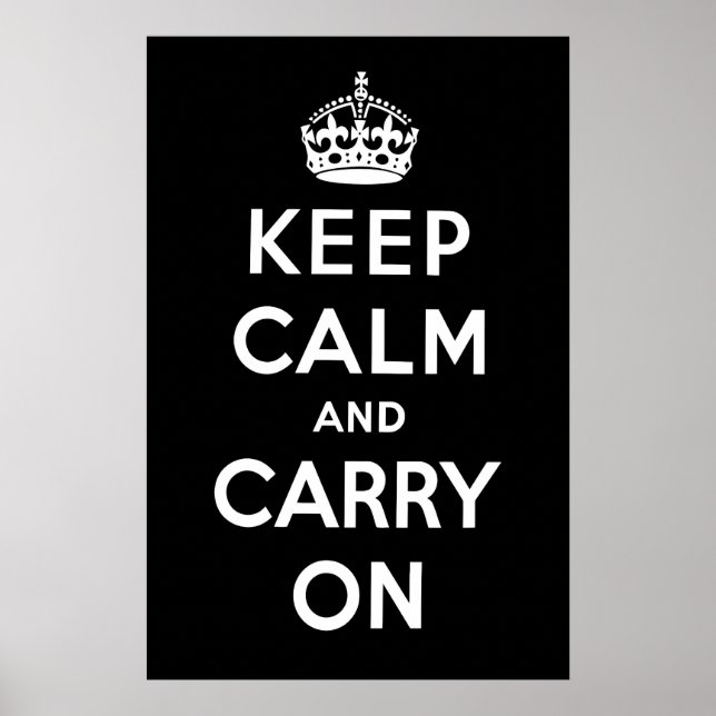 Póster Negro (Frente)