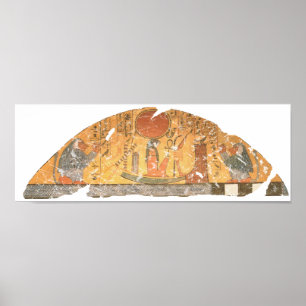 Póster Negro de dios del sol