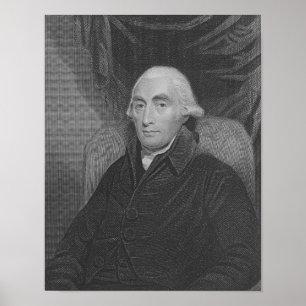 Póster Negro de José de la 'galería de los retratos