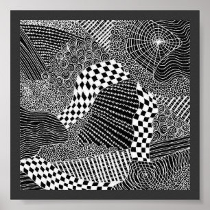 Póster Negro del Web de la viuda