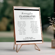 Negro En Memoria De La Reunión De Nuestros Compañe