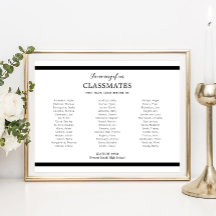 Negro En Memoria De La Reunión Escolar De Nuestros