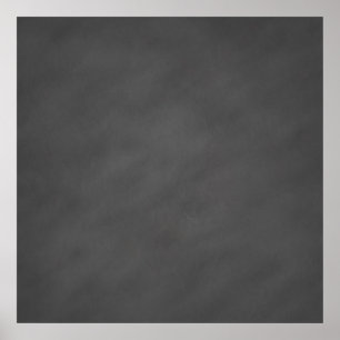 Póster Negro gris del tablero de tiza del fondo gris de