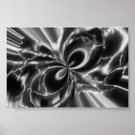 Póster Negro y blanco