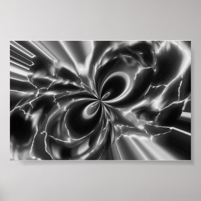 Póster Negro y blanco (Frente)