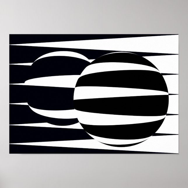 Póster Negro y blanco (Frente)