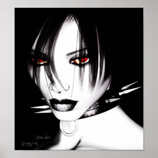 Póster Negro y blanco