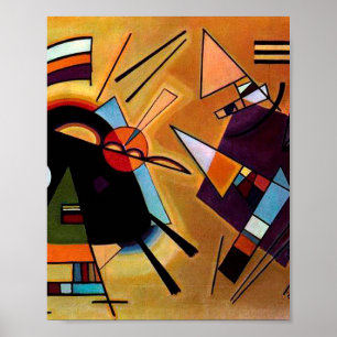 Póster Negro y púrpura por Vassily Kandinsky