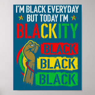 Póster Negrura africano poder negro juneteenth negro