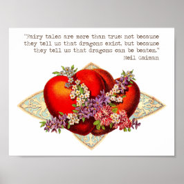 Póster Neil Gaiman Cita