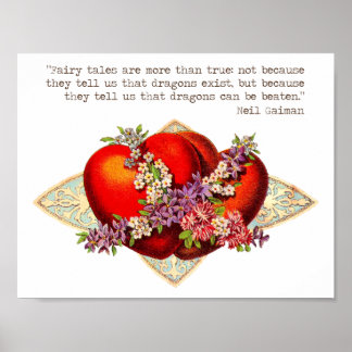 Póster Neil Gaiman Cita