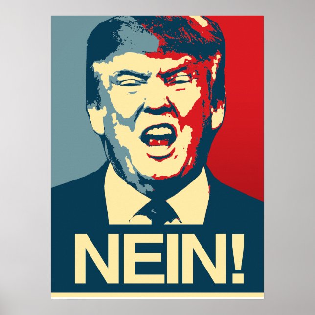 Póster NEIN - Poster anti-Trump - Anti-Trump - (Frente)