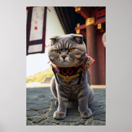 Póster Neko Samurai 194