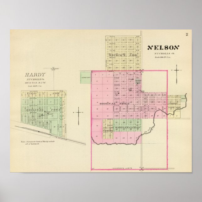 Póster Nelson y Hardy, Nebraska (Frente)