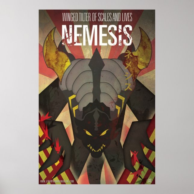 Póster Nemesis Kaiju Poster - Art by James Biggie (Frente)