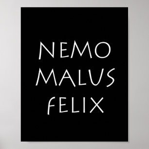 Póster Nemo malus felix
