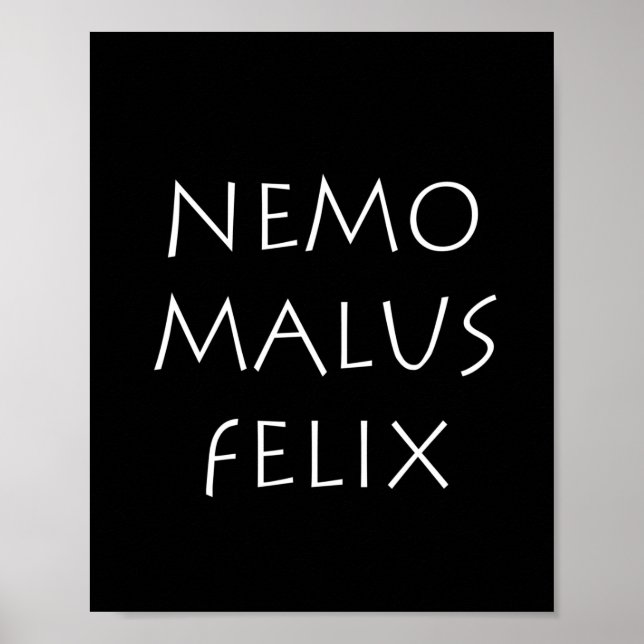 Póster Nemo malus felix (Frente)