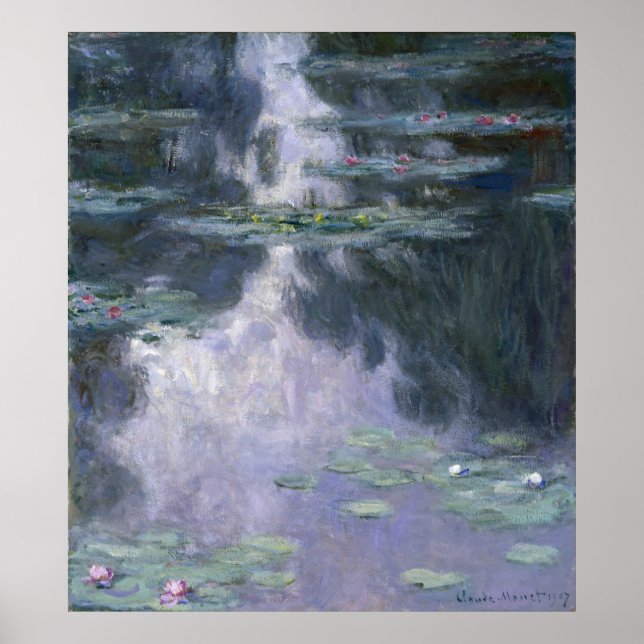 Póster Nenúfares de Claude Monet (Frente)