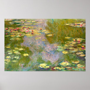 Póster Nenúfares por Claude Monet 1919