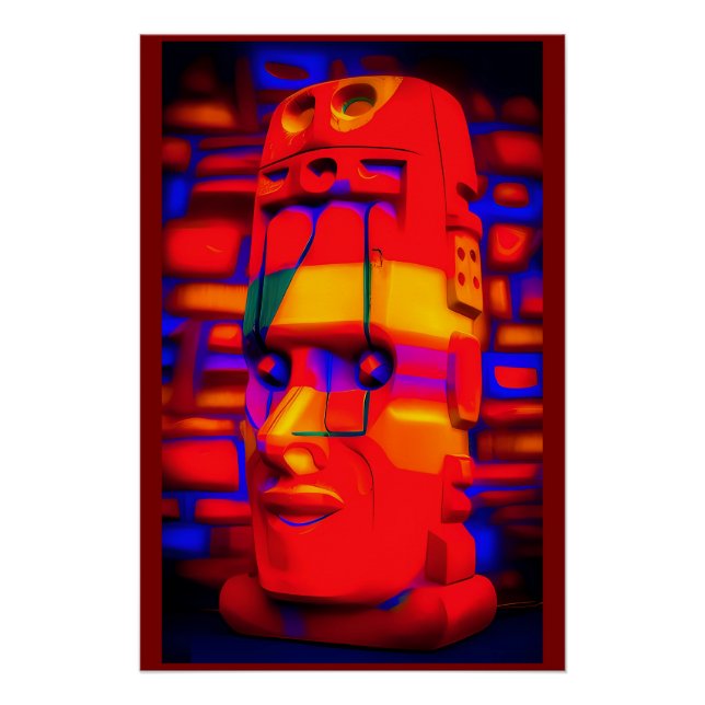 Póster Neo-Polinesio (Anverso)