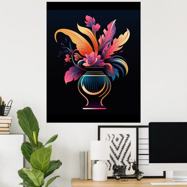 PÓSTER NEO VASE #1 (Oficina en casa)