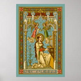 Póster NeoGothic St. Cecilia of Rome (BNG 02)