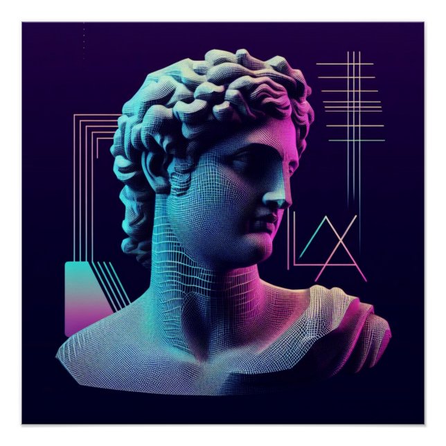 Póster Neon Aelexis (Anverso)