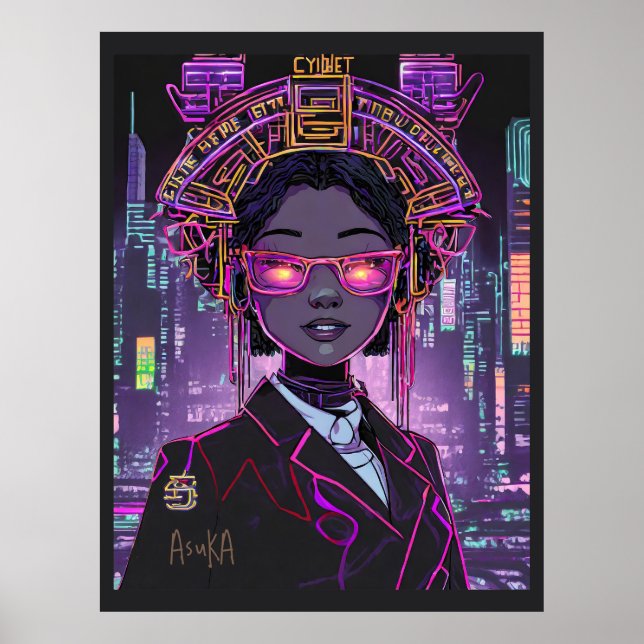 Póster Neon Future ID1028 (Frente)
