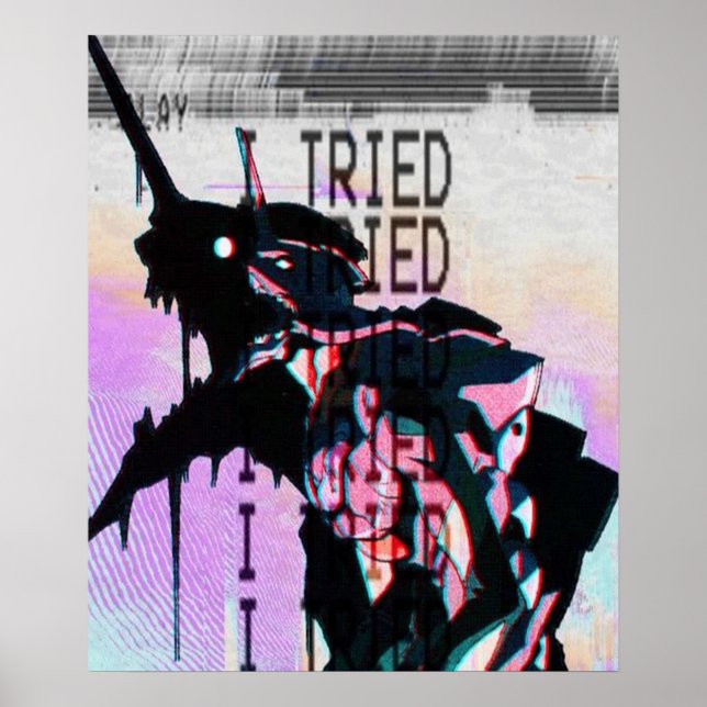 Póster Neon Génesis Evangelion Unidad I Probada (Frente)