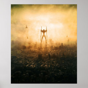 Póster Neon Genesis Evangelion Unidad Un Destino Absoluto