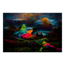 Neon Ghosts en un entorno de fantasía