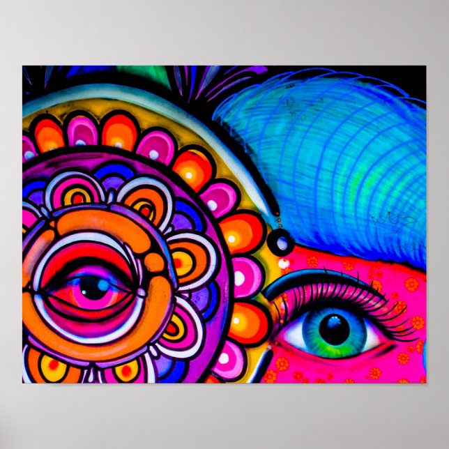 Póster Neon Grafitti (Frente)