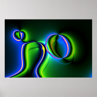 Póster Neon I