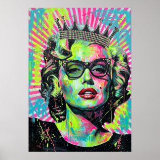 Póster Neon Monroe