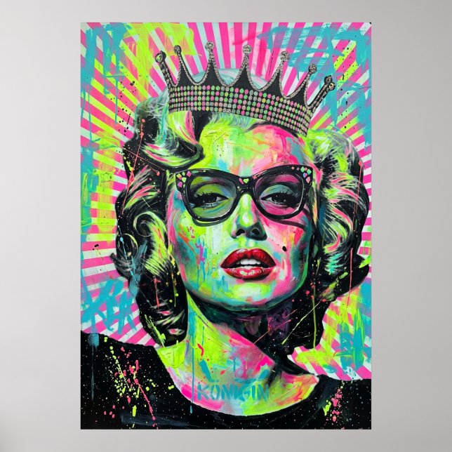 Póster Neon Monroe (Frente)