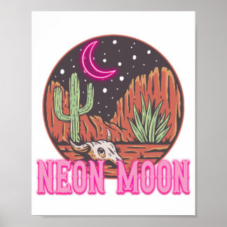 Póster Neon Moon