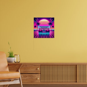 Póster Neon Noise