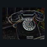 Póster Neon-Pop-Art viejo teléfono vintage<br><div class="desc">Disfrute de los hermosos momentos de la vida y recuerde los buenos tiempos antiguos (telefónicos). El estilo Neon-Pop-Art de un viejo teléfono retro de escuela es el atractivo perfecto para tu casa y oficina. Si tienes una pregunta de diseño o quieres ver este diseño en otro producto, por favor, no...</div>