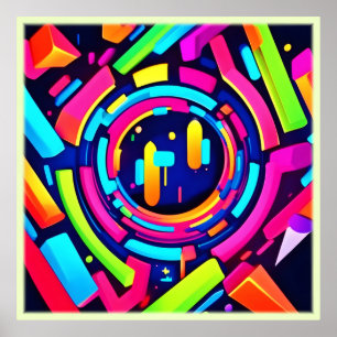 Póster Neon Pulse: Una sinfonía digital