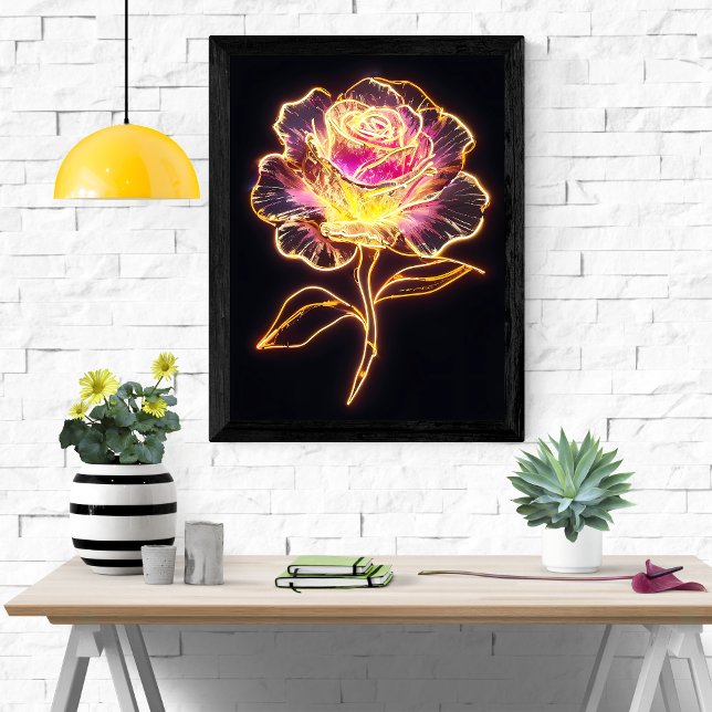 Póster Neon Rosa (Subido por el creador)