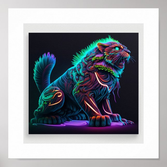 Póster Neon Sphinx (Frente)