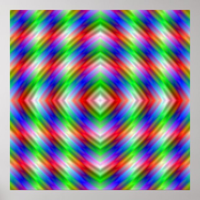 Póster Neon Stripes Poster (Frente)