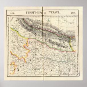 Póster Nepal, Asia 83